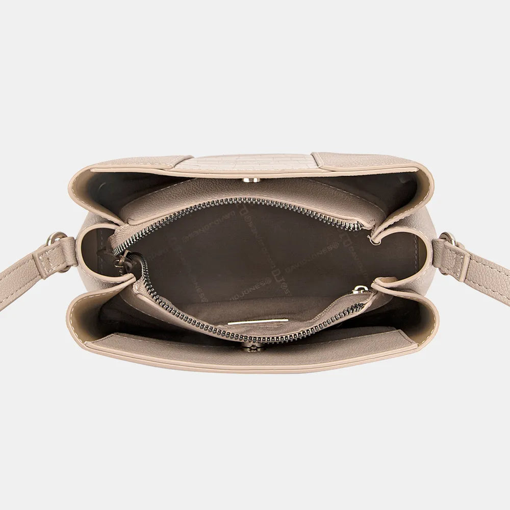 David Jones PU Leather Crossbody Bag Handbags