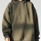 Kangaroo Pocket Long Sleeve Hoodie - DAVERRI FASHIONS