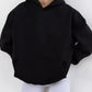 Kangaroo Pocket Long Sleeve Hoodie - DAVERRI FASHIONS