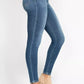 Judy Blue Full Size High Rise Button Fly Skinny Jeans Plus Size - DAVERRI FASHIONS