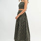 MABLE Floral Crop Top and Skirt Set