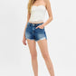 RISEN Low Rise Pikaboo Lining Shorts Denim Shorts