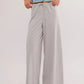 Drawstring Striped Wide Leg Pants - DAVERRI FASHIONS