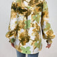 Daverri Fashions Floral Print Long Sleeve Shirt - DAVERRI FASHIONS