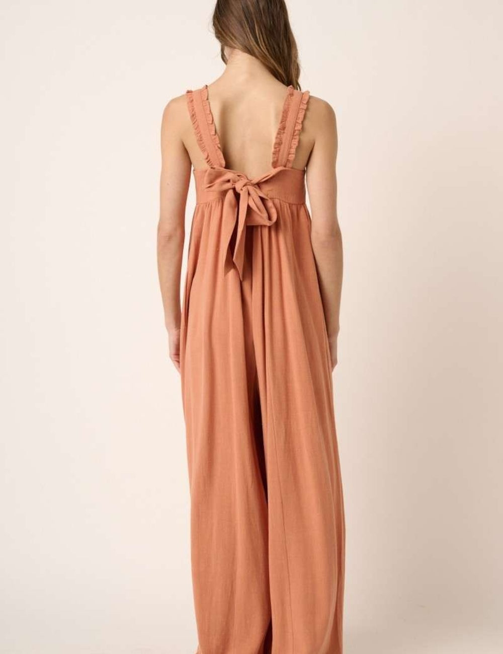 Mittoshop Sleeveless Wide Leg Jumpsuit