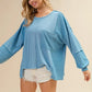 BiBi Oversized Pocket Front Sweatshirt - DAVERRI FASHIONS