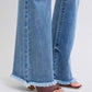 Judy Blue Full Size Raw Hem High Rise Bootcut Jeans Jeans