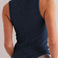 Solid V-Neck Tank - DAVERRI FASHIONS