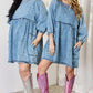 HEYSON Full Size Oversized Denim Babydoll Dress Babydoll Dresses
