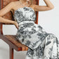 Umgee Printed Tiered Tube Midi Dress Midi Dresses