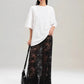Lace Maxi Skirt - DAVERRI FASHIONS