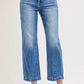 RISEN High Rise Crop Boyfriend Tapered Jeans - DAVERRI FASHIONS