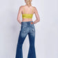 Artemis Vintage High Rise Stretch Flare Jeans - DAVERRI FASHIONS