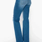 bytos Full Size Raw Hem Distressed Mid Rise Straight Jeans - DAVERRI FASHIONS
