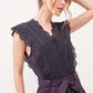And The Why Laced Surplice Tie Waist Jumpsuit Jumpsuits