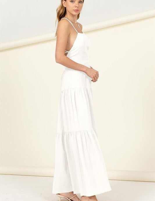 Said Yes Tiered Maxi Dress Maxi Dresses