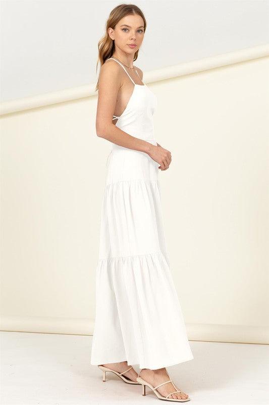 Said Yes Tiered Maxi Dress Maxi Dresses