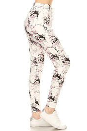 Leggings Depot Buttery Soft Printed Joggers with Drawstring | Daverri Fashions