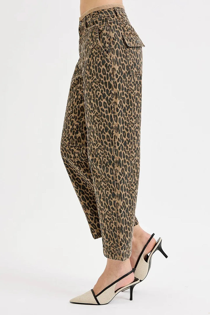 RISEN Full Size Mid Rise Crop Relaxed Jeans Plus Size Jeans