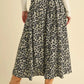Aemi+Co Leopard Midi Skirt