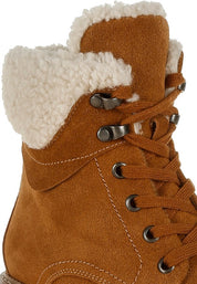 Madoka Fur Collar Chunky Ankle Boots | Boots Daverri Fashions