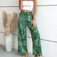 Printed Wide Leg Pants - DAVERRI FASHIONS