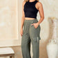 Hailey & Co Textured Rib Cargo Pants Pants