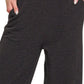 Zenana Cotton Slub Wide Leg Pants - DAVERRI FASHIONS