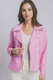 Love Tree Collared Neck Zip Up Jacket | Jackets Daverri Fashions