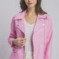 Love Tree Collared Neck Zip Up Jacket Jackets