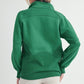 Aemi + Co Half Zip Raglan Sleeve Sweatshirt with Kangaroo Pocket - DAVERRI FASHIONS
