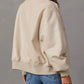 Zip Up Long Sleeve Bomber Jacket - DAVERRI FASHIONS