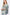 SAGE + FIG Peace Applique Patch Contrast Plaid Top