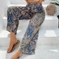 Printed Wide Leg Pants - DAVERRI FASHIONS