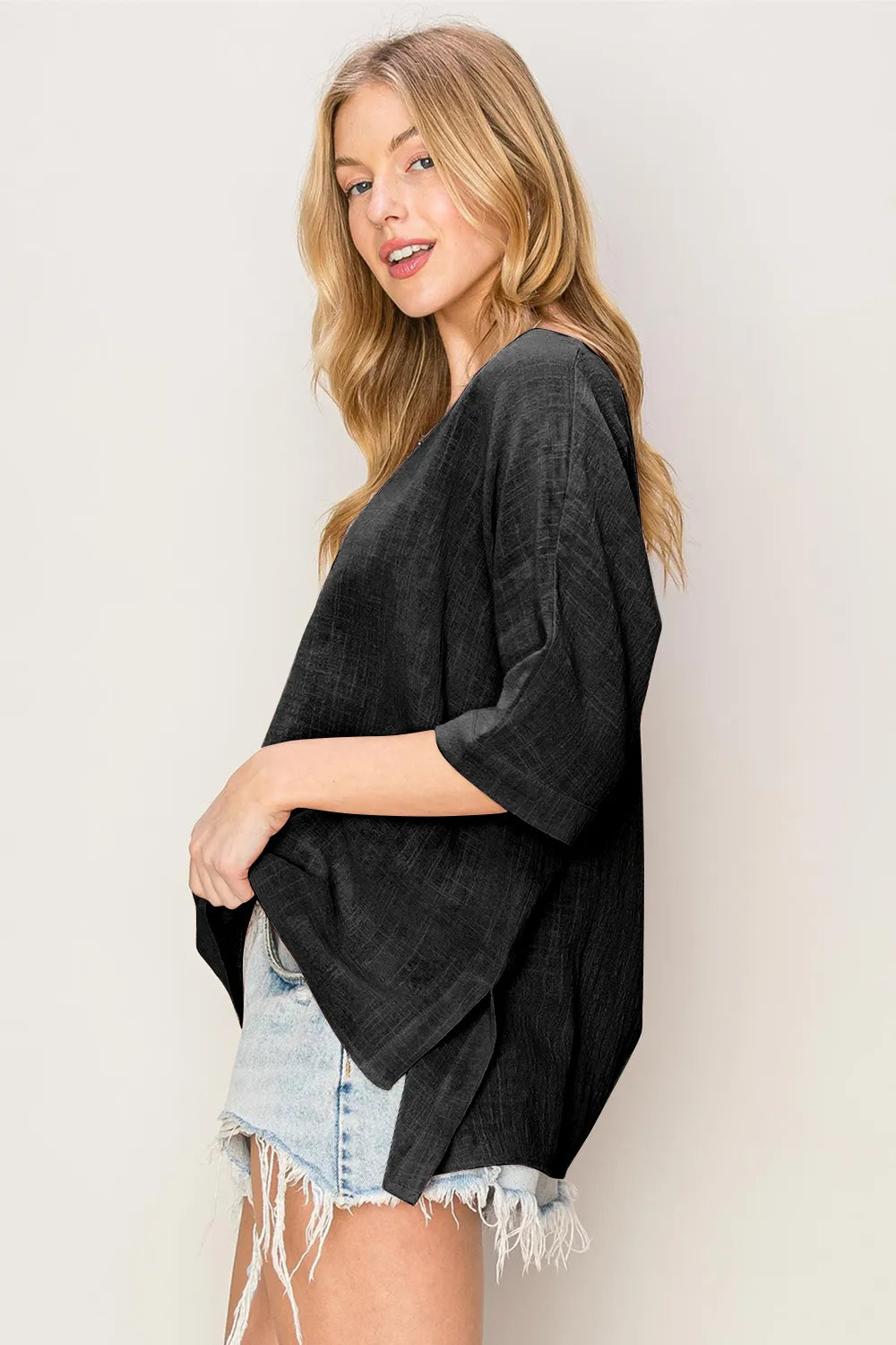 HYFVE V-Neck High-Low T-Shirt T-Shirts