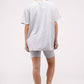 Cotton Round Neck Top & Biker Shorts Set Outfit Sets