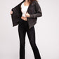 Zenana Acid Washed Hoodie Jacket Coats & Jackets