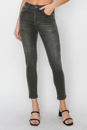 RISEN Full Size High Rise Ankle Skinny Jeans