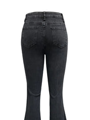Flare Jeans with Pockets | Jeans Daverri Fashions
