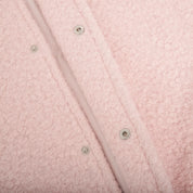Double Take Plush Mock Neck Snap Down Jacket with Pockets | Jackets Daverri Fashions