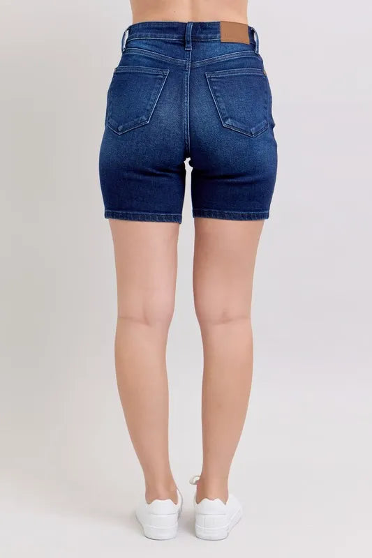 Judy Blue High Waist V-Front Bermuda