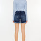 Kancan Mid Rise Button Fly Denim Shorts Denim Shorts