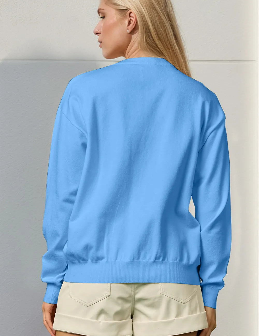 Double Take Full Size Sequin Nutcracker Long Sleeve Sweater | Sweaters Daverri Fashions