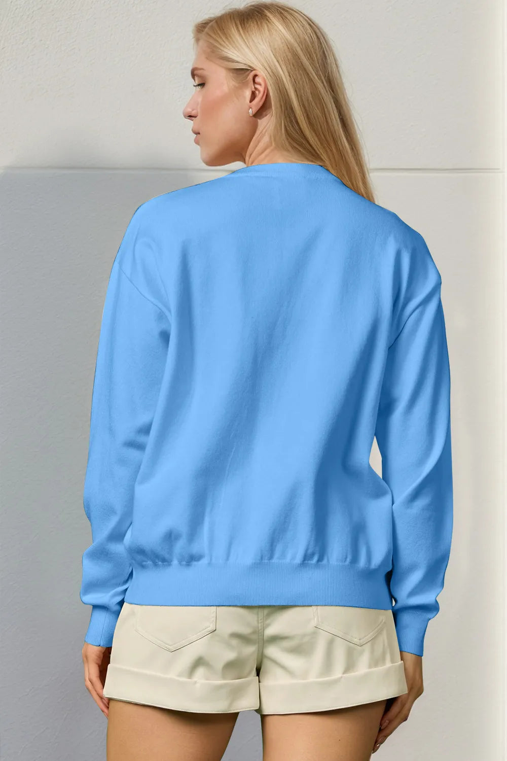 Double Take Full Size Sequin Nutcracker Long Sleeve Sweater | Sweaters Daverri Fashions