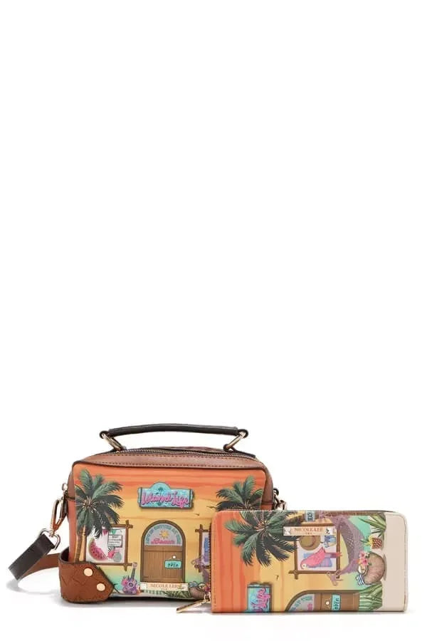 Sun and Sand 3 Piece Bag Set - DAVERRI FASHIONS