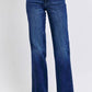 Judy Blue Full Size Tummy Control Straight Jeans - DAVERRI FASHIONS