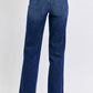 Judy Blue Full Size Tummy Control Straight Jeans - DAVERRI FASHIONS
