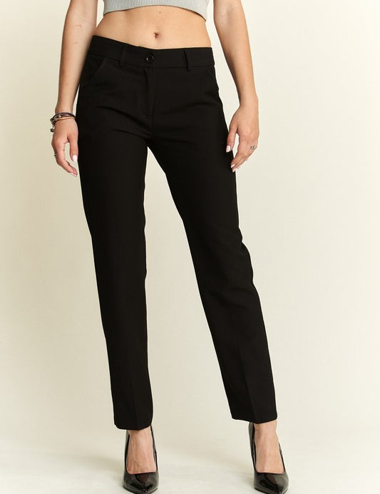 ADORA Zipper Skinny 2 Pockets Pants