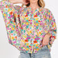 SAGE + FIG Button Down Floral Shirt Shirts