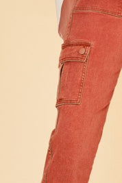 Annie Wear Straight Leg Jeans with Cargo Pockets Jeans